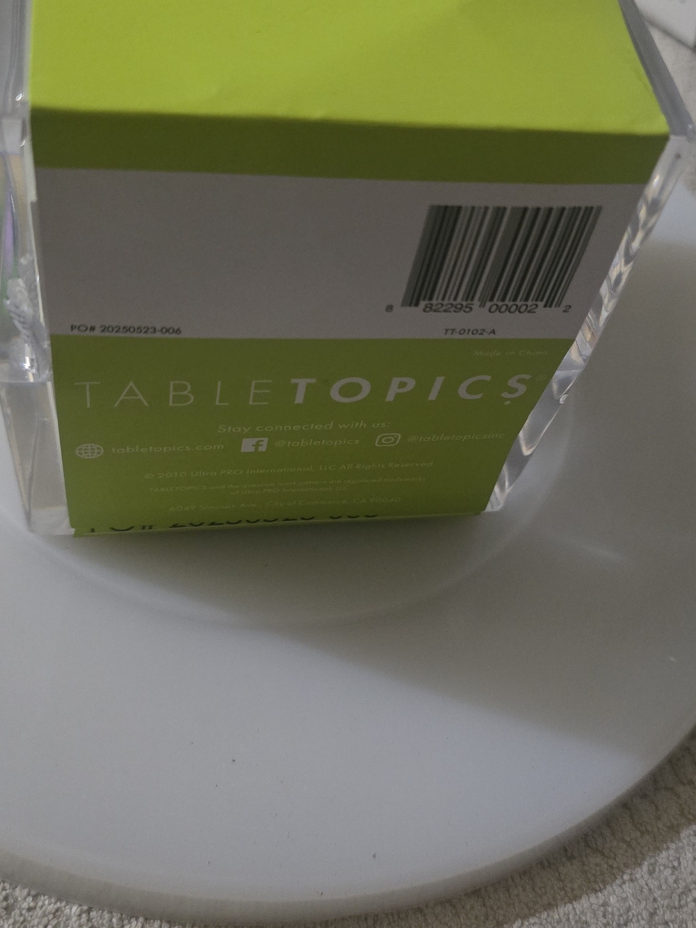 TableTopics- 135 Questions Family Game